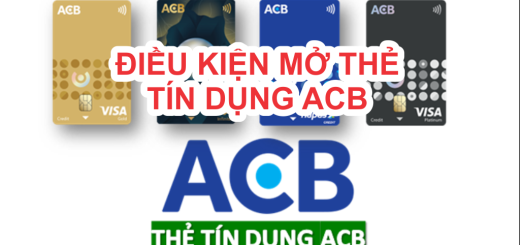 dieu kien mo the tin dung acb