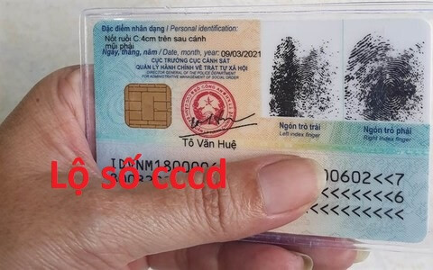 Bị lộ số căn cước công dân có sao không ?