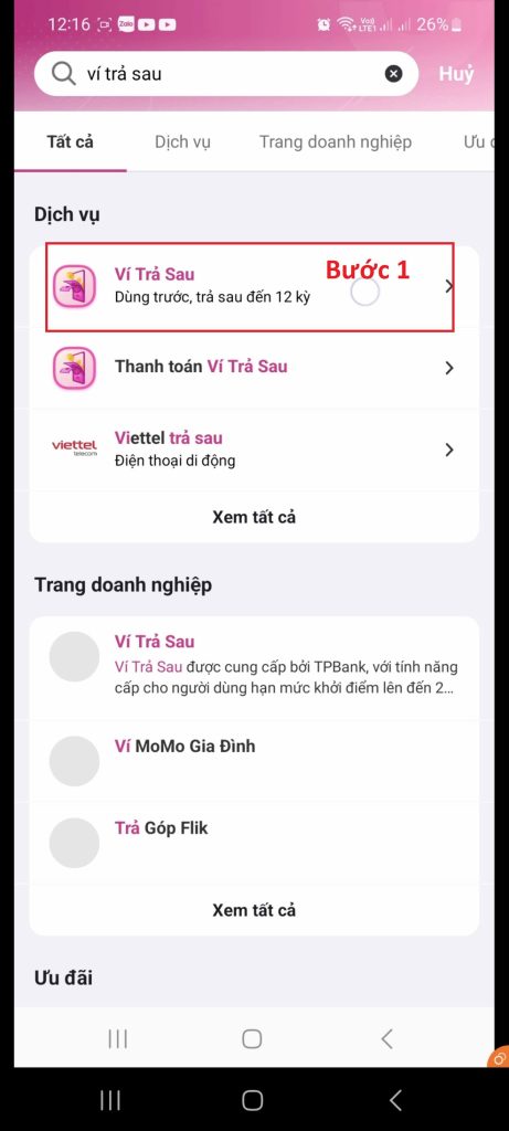 Cách Hủy Ví Trả sau momo đơn giản 1 phút 1 cach huy vi tra sau momo buoc 1