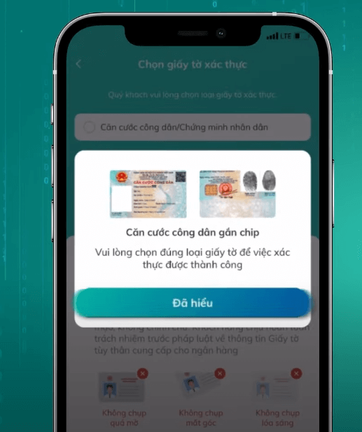 Hướng Dẫn Cách Mở Tài Khoản BIDV Online 6 nhap thong tin cccd