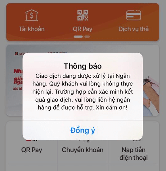 Nguyên nhân chuyển tiền thành công nhưng không nhận được tiền Agribank?
